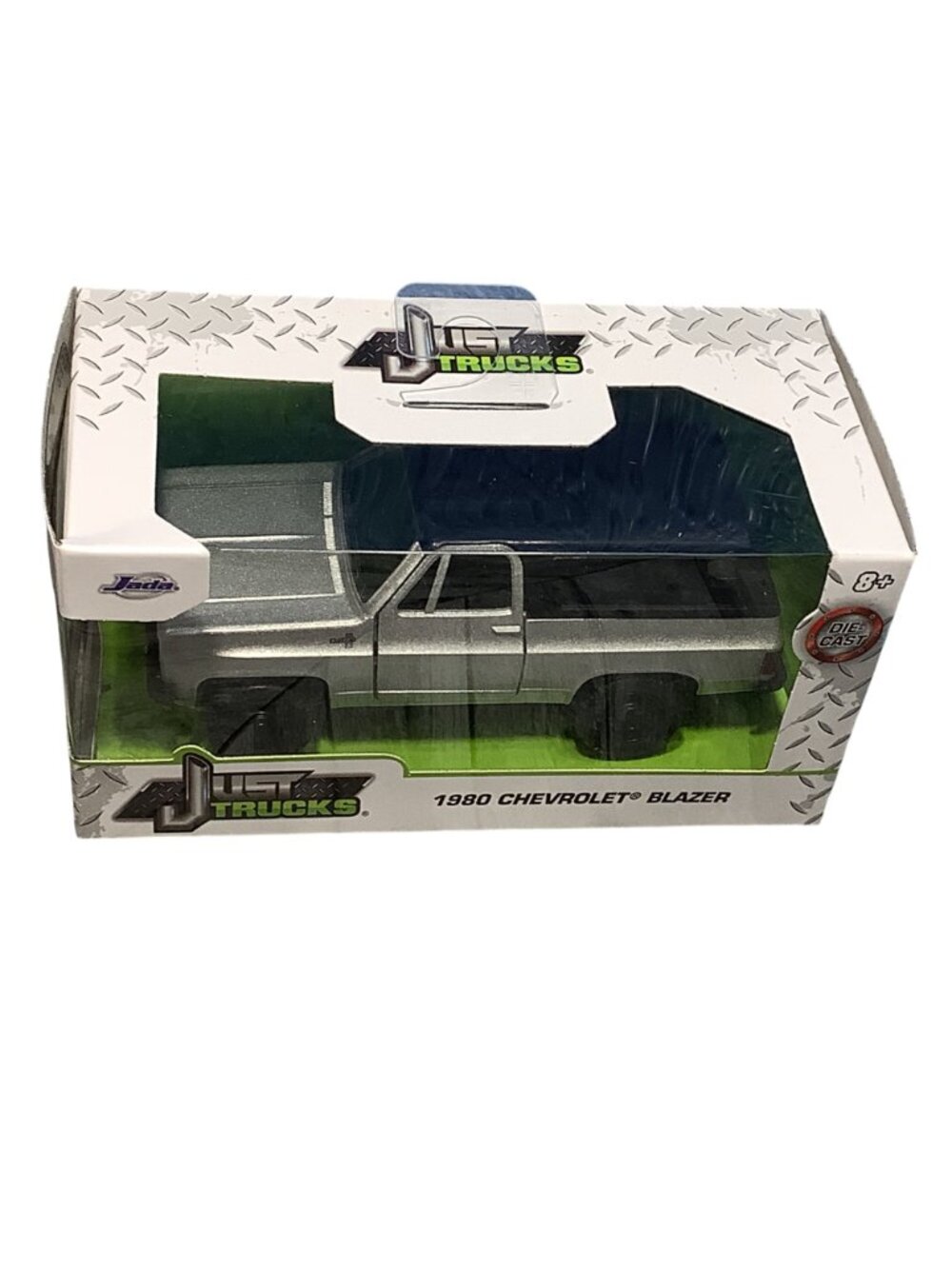 Jada Just Trucks 1980 Chevrolet Blazer Die-Cast Model Silver Collectible Toy